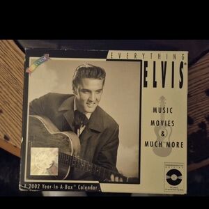 Everything Elvis Music and Movies Calendar - Black and White